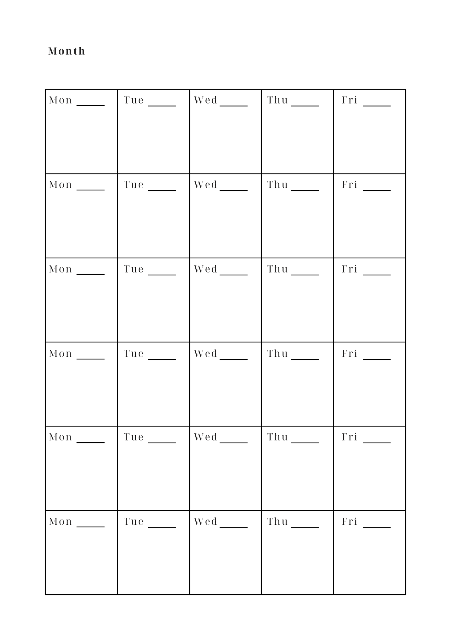 Natural Essence Weekly Planner