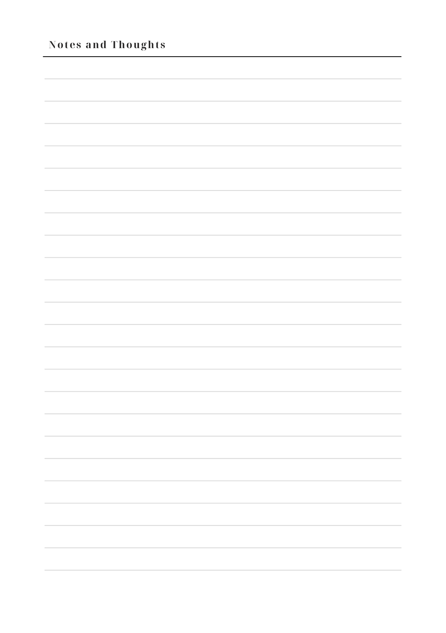 Natural Essence Weekly Planner