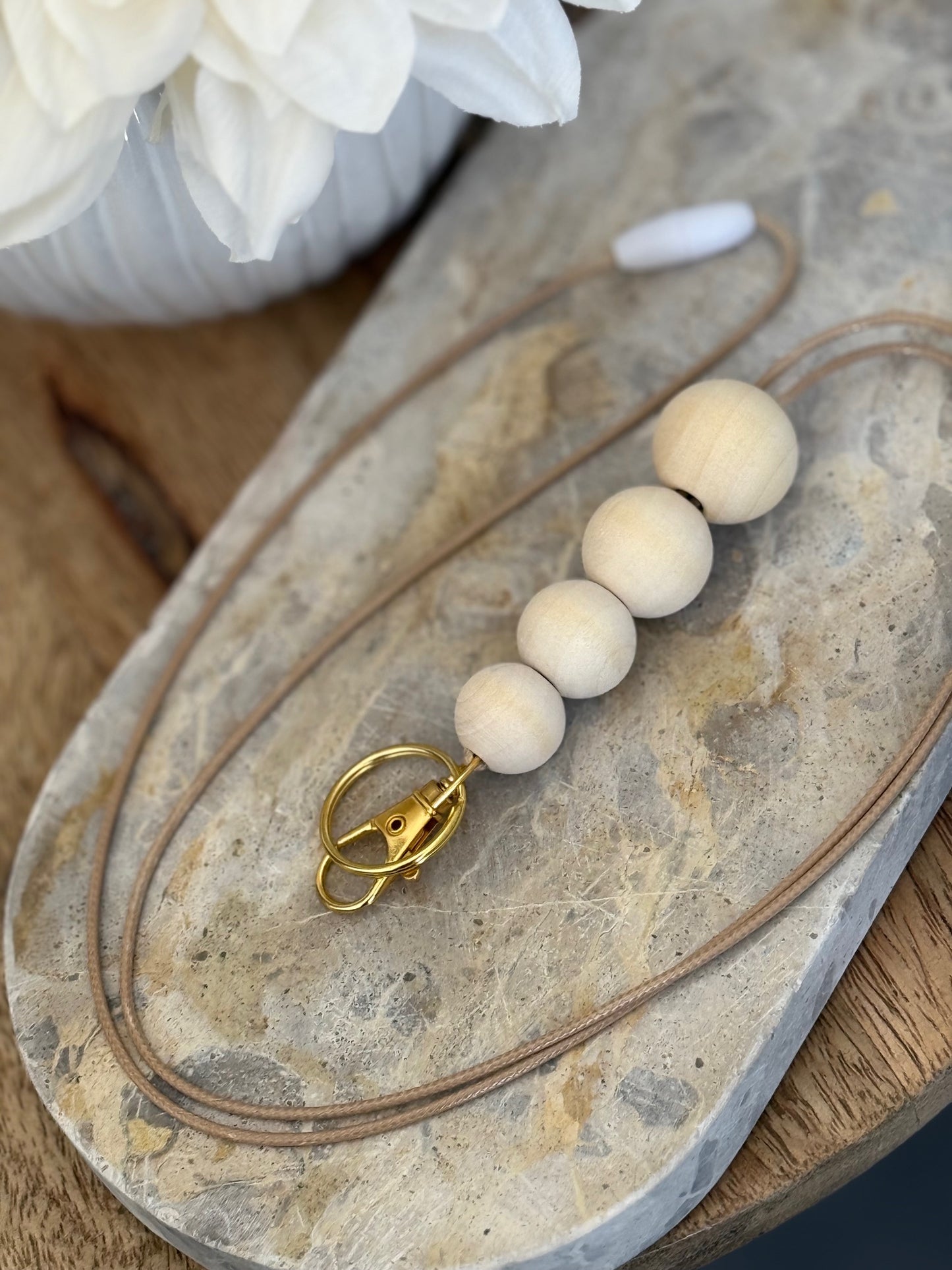 Wooden Luxe Lanyard