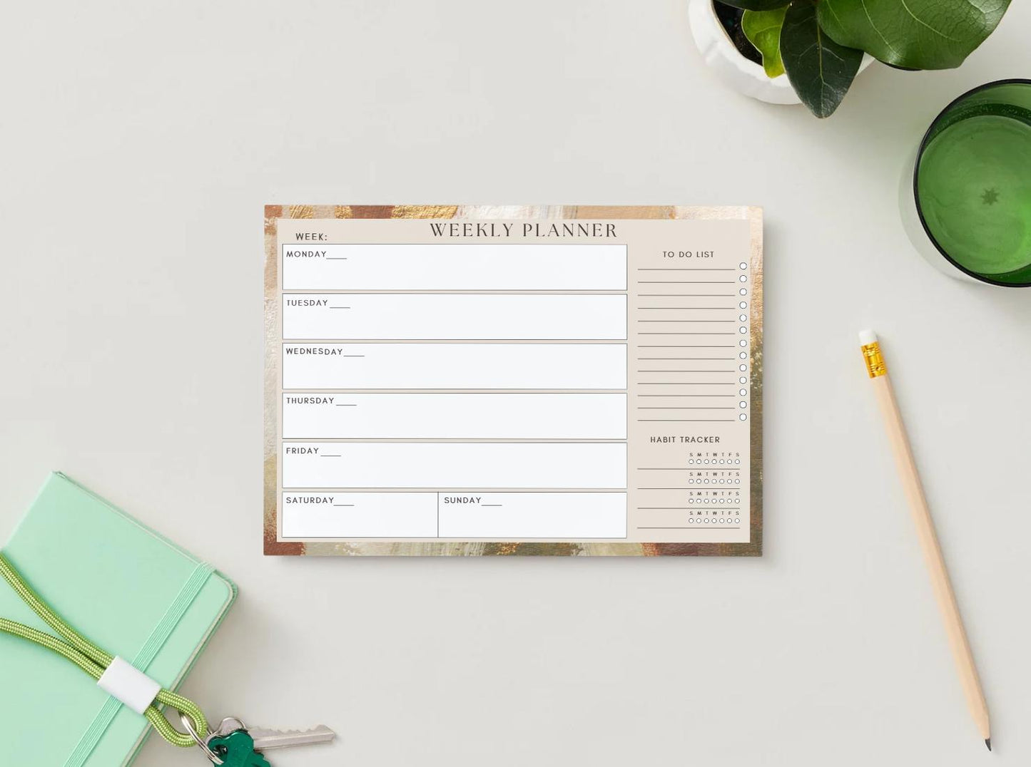 Weekly Planner Pad